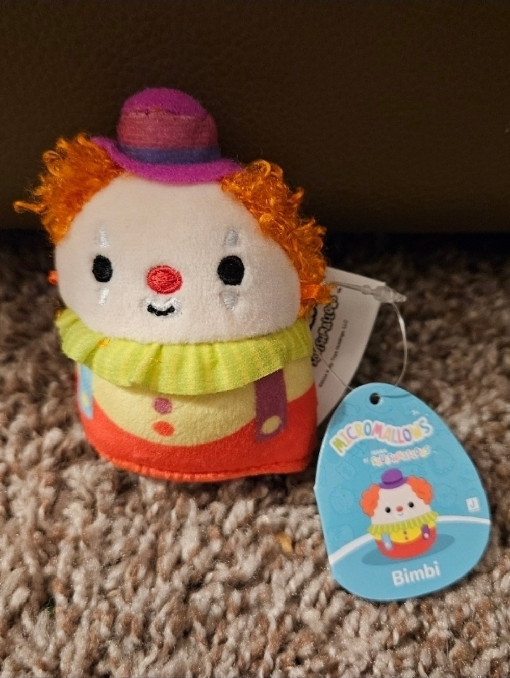 Squishmallow Micromallow Bimbi Clown